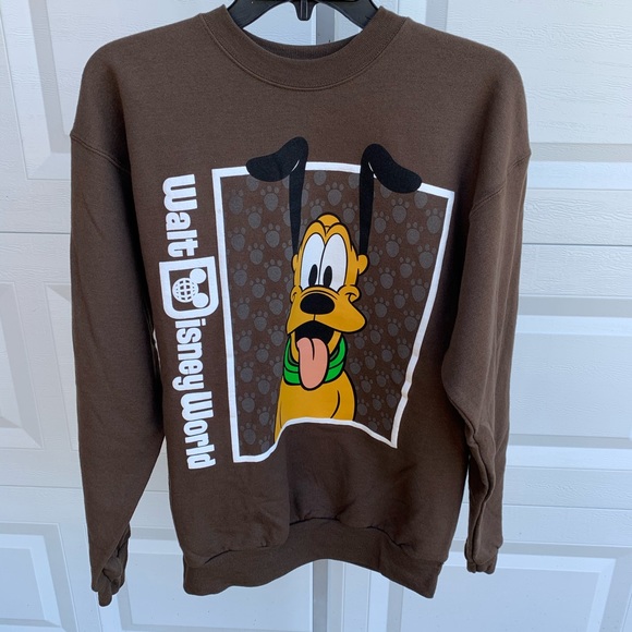 Disney Pluto Brown Sweatshirt 